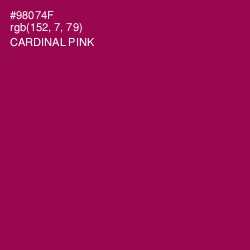 #98074F - Cardinal Pink Color Image